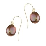 Honora Baroque Chocolate Pearl Earrings