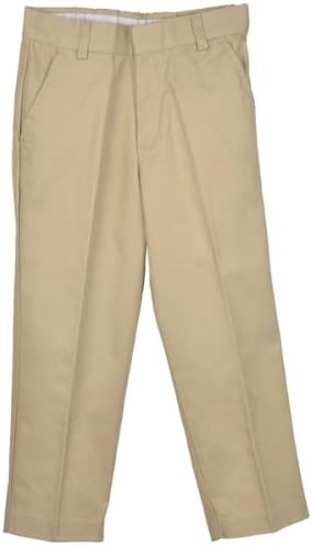 Preferred School Uniforms Little Boys' Double Knee Flat Front Pants - khaki, 6