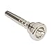 GU GU Silver Nickel-plated Trumpet Mouthpiece 5c