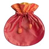 silk bag - coral
