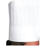 Winco Disposable Chef's Hat, 9-Inch, Pack of 10