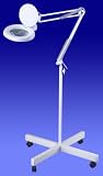 Professional Fluorescent 5 Magnifier Lamp - With Roller Stand - 5 Diopter