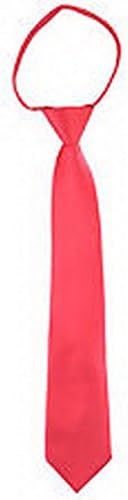 William Design Polyester Mens pretied zipper neck tie only wedding prom coral wd-14906