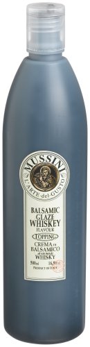Mussini Balsamic Glaze. Whiskey Flavor, 16.9-Ounce Bottle by Mussini