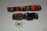Minnesota Wild Pet Accessories Set - Large (6' Leash, Collar, and ID Tag)