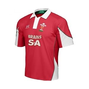 Under Armour WRU Replica Short Sleeved Wales Home Rugby Jersey