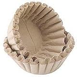 Natural Brown Basket Coffee Filter 100/pk