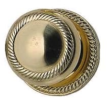 Brass Accents D06-K010 Charleston Door Knob & Rose (D06-K010S - Door Knob & Rose - Single Dummy)