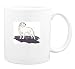 Mug with mountain, pyrenean, dog, canine
