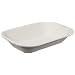 Serviceware 10403 7 Inch Length by 5 Inch Width #100 Molded Fiber Food Tray 250 Pack (Case of 4)