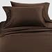 Chocolate Hotel Spa Collection 4 piece Sheet Set - 300 Thread Count - 100% Cotton - Queen Size