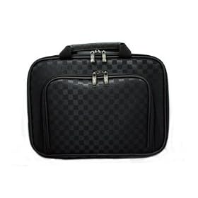 HP Mini 110-1030NR 10.1-Inch Netbook Fitted CaseCrown Double Memory Foam Thin Netbook Case Bag With Front Pocket (Checkered)