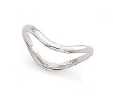 14k White Wave Thumb Ring – Size 7.0 – USPS Priority Mail by Dec 24th