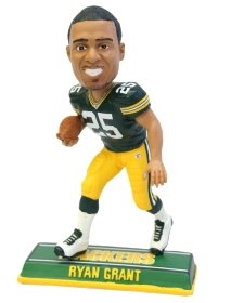 Green Bay Packers Ryan Grant Forever Collectibles End Zone Edition Bobble Head
