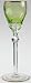 Moser Paula (Knob Stem) Green Wine, Crystal Tableware