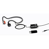 Aftershokz AS301 Wraparound Sport Mobile Headphones with Bone Conduction Technology - Dark Gray