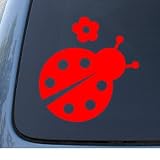 LADYBUG - Lady Bug - Car, Truck, Notebook, Vinyl Decal Sticker #1094 | Vinyl Color: Red