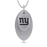 New York Giants Pendant Stainless Steel Football Tags