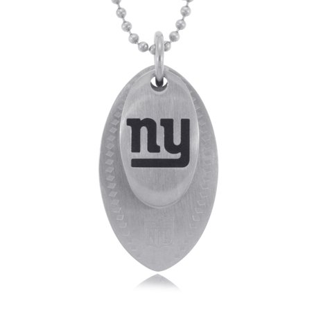 New York Giants Pendant Stainless Steel Football Tags