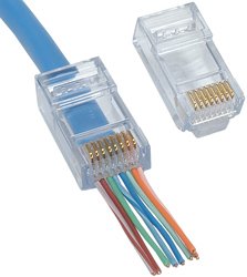 Platinum Tools EZ RJ45 Cat 6+ Connector 50 Pcs.