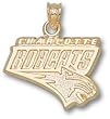 Charlotte Bobcats Logo 5/8" Charm/Pendant -14K/10K, Stainless Steel or Gold Plated