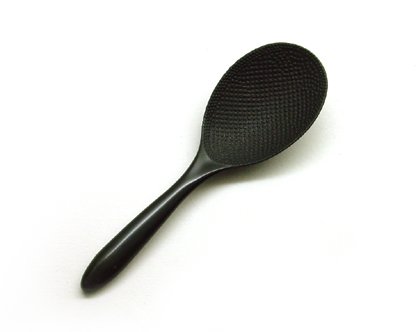 もりっこしゃもじ(19ｃｍ)ブラック BL-788