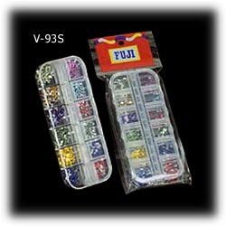 Rectangle Container + Rheinstone Round *NEW*