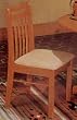 Oak Finish Splat Back Chair (set of 2)