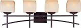 Maxim Lighting 10994WSRC Asiana Bathroom Light, Roasted Chestnut