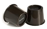 Slipstick CB652 Heavy-Duty Non-Slip 3-Inch Bed Risers, Chocolate