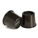 Slipstick CB652 3" Under-Bed Storeage Furniture / Bed Risers (set of 4) Chocolate Color