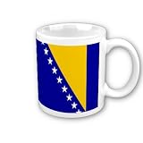 Bosnia and Herzegovina Flag Coffee Cup