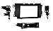 Metra 99-8233B 2011-Up Toyota Avalon Single or Double DIN Dash Installation Kit
