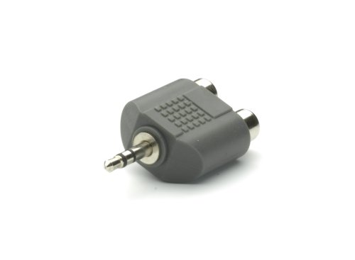 Teccus Audioadapter, 3,5mm Klinkenstecker  2x Cinchkupplung, kompakt Preisvergleich