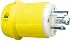HUBBELL 26CM11 MALE PLUG FOR 30 AMP/125 VOLT