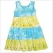 Apparel : Girls Crystal Tie Dye Tier Dress
