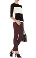 Colorblock Knits with Zip