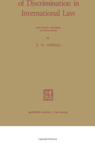 The Concept of Discrimination in International Law: With Special Reference to Human Rights