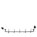 indicate Calico Wought Iron Leaf Coat Rack