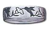 Solid Sterling Silver Hummingbird Band Ring Please specify size: 7