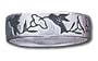 Solid Sterling Silver Hummingbird Band Ring