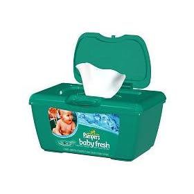 Pampers Baby Wipes Tub Fresh Baby Fresh 72-Count