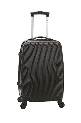 Rockland Melbourne 20 Inch Expandable Abs Carry On Luggage, Blackwave, One Size