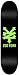 Zoo York Cracker Black Skateboard Deck ( 8.25 x 31.83-Inch)