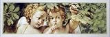 Angeli (Detail) by Agostino Carracci - Fine Art Print / Poster - 39.50 x 13.75