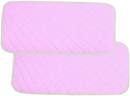 Bamboo Changing Pad Liners Waterproof Washable ♦ Protector For Diaper Change Pad ♦ Travel Changing Mat ♦ (Baby Pink)