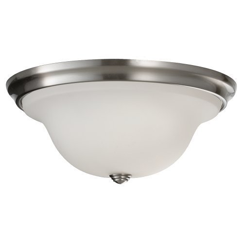 Murray Feiss FM362BS Beckett 3-Light Indoor Flush Mount, Brushed Steel by Murray Feiss Imports LLC