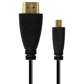 Hip Street Universal Micro HDMI to HDMI Cable, 5 Feet (HS-PBMHDMICBL)