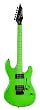 Dean Custom Zone Solid Body Electric Guitar, 2 Humbuckers Florescent Green