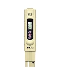Home Improvement: HM Digital EC-3 Handheld Electrical Conductivity (EC) Tester Meter with Case, 0 - 9990 μS Measurement Range, 1μS Resolution, +/- 2% Readout Accuracy - HM Digital, Inc.